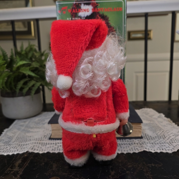 Vintage Walking Santa Claus Musical Toy w/ Box 9.5" Retro B/O Christmas Decor - Picture 9 of 15